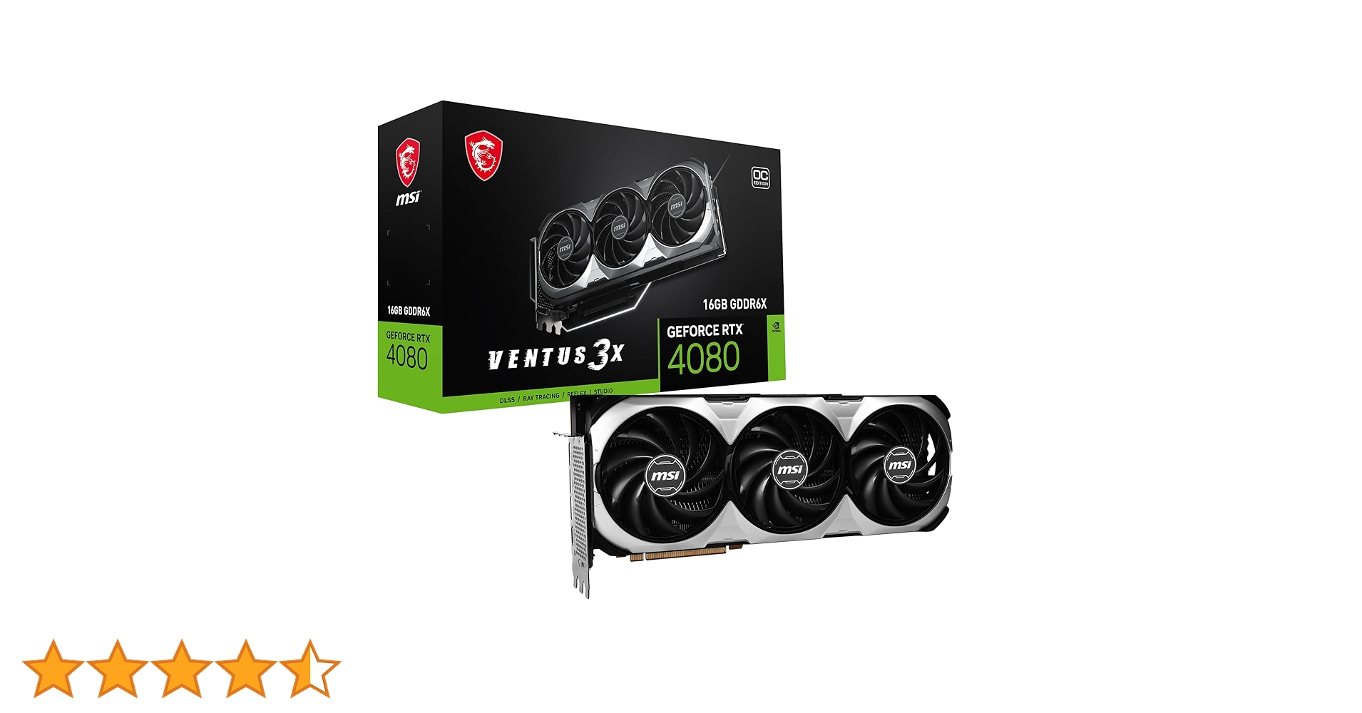 Amazon.co.jp: MSI GeForce RTX 4080 16GB VENTUS 3X OC
